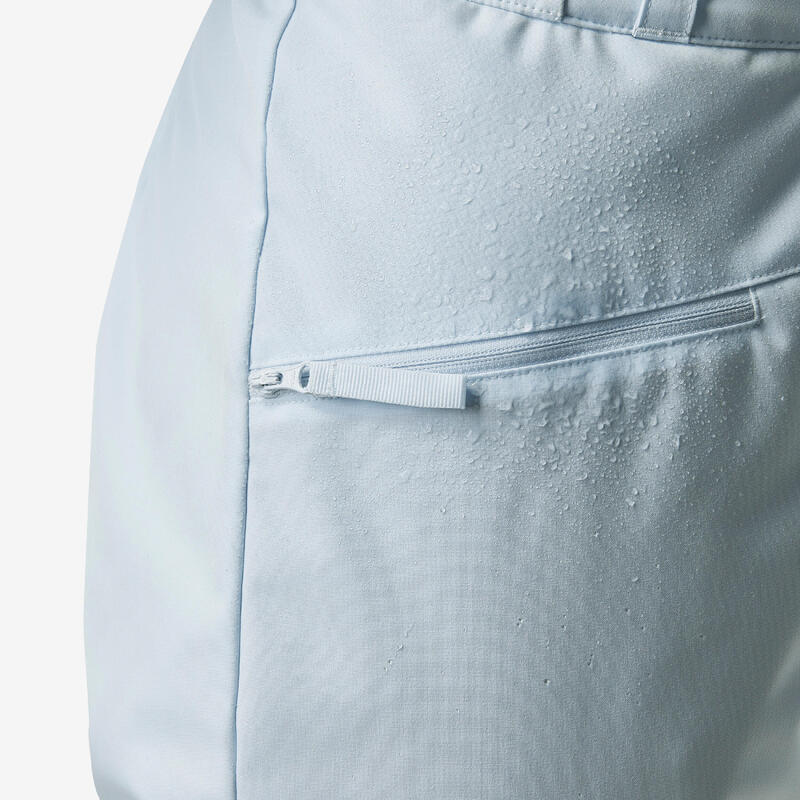 Pantalon călduros și confortabil schi și snowboard 100 Albastru Damă