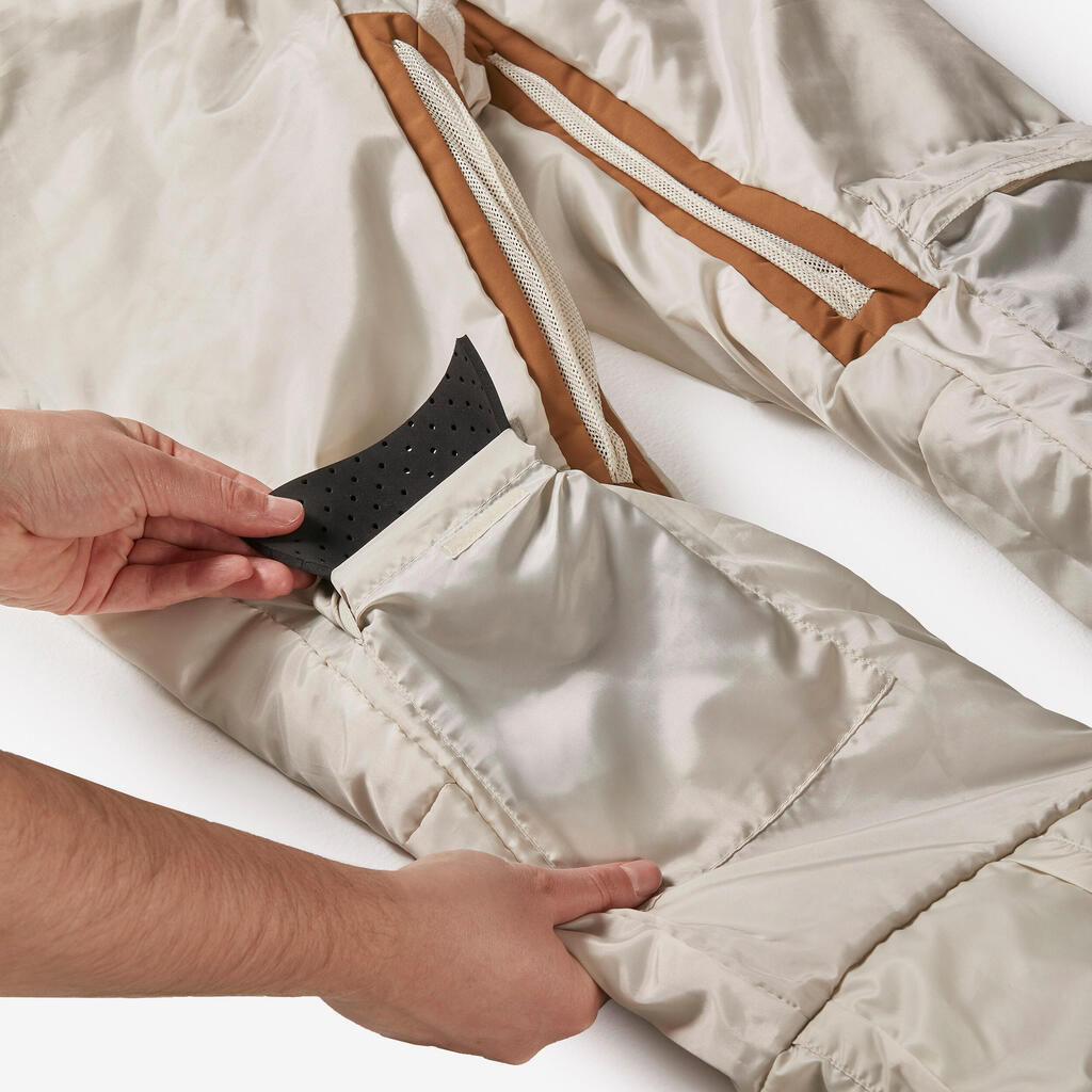 Bele ženske pantalone za snoubording SNB 500