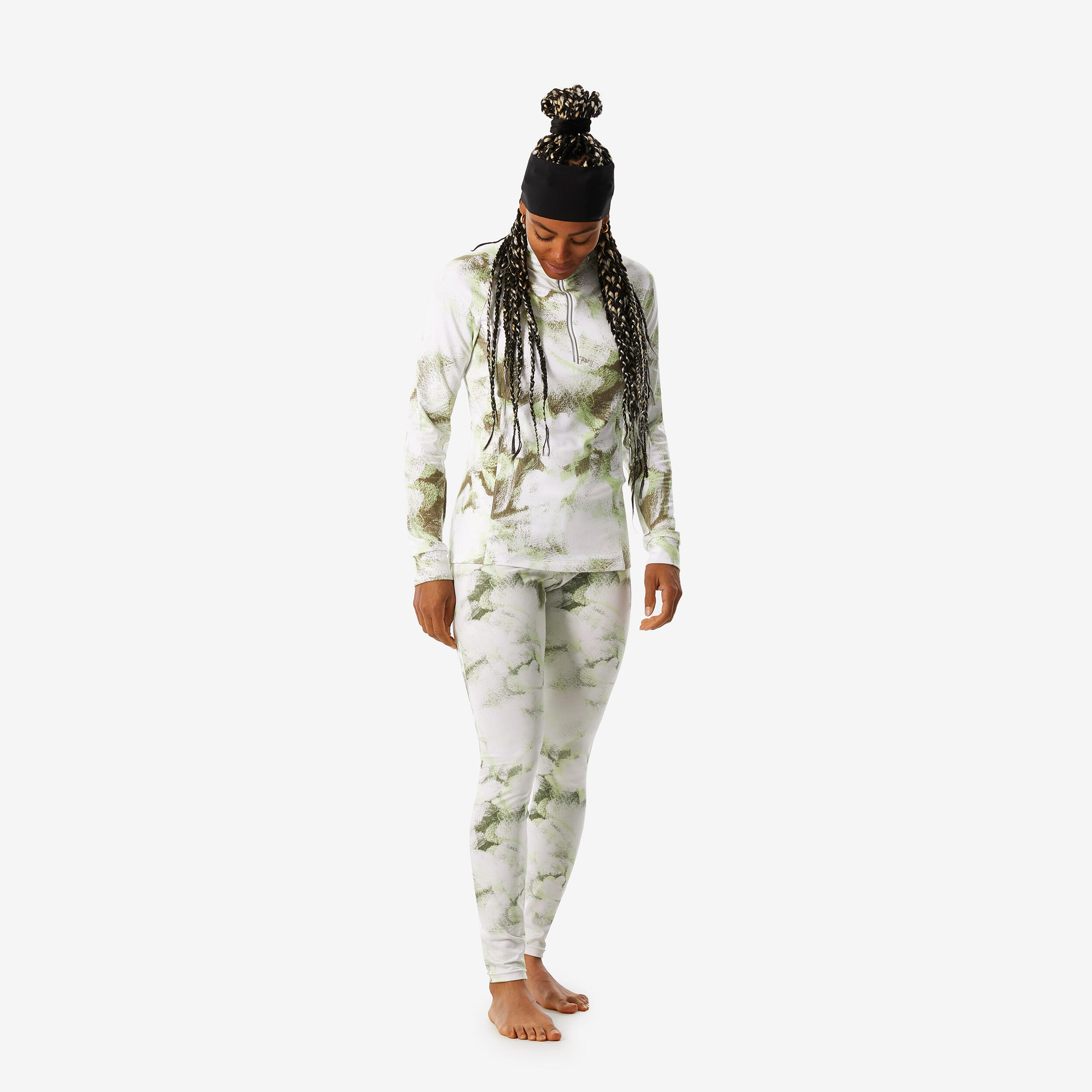 Women’s Thermal Ski Base Layer Bottoms - BL 500 - WEDZE