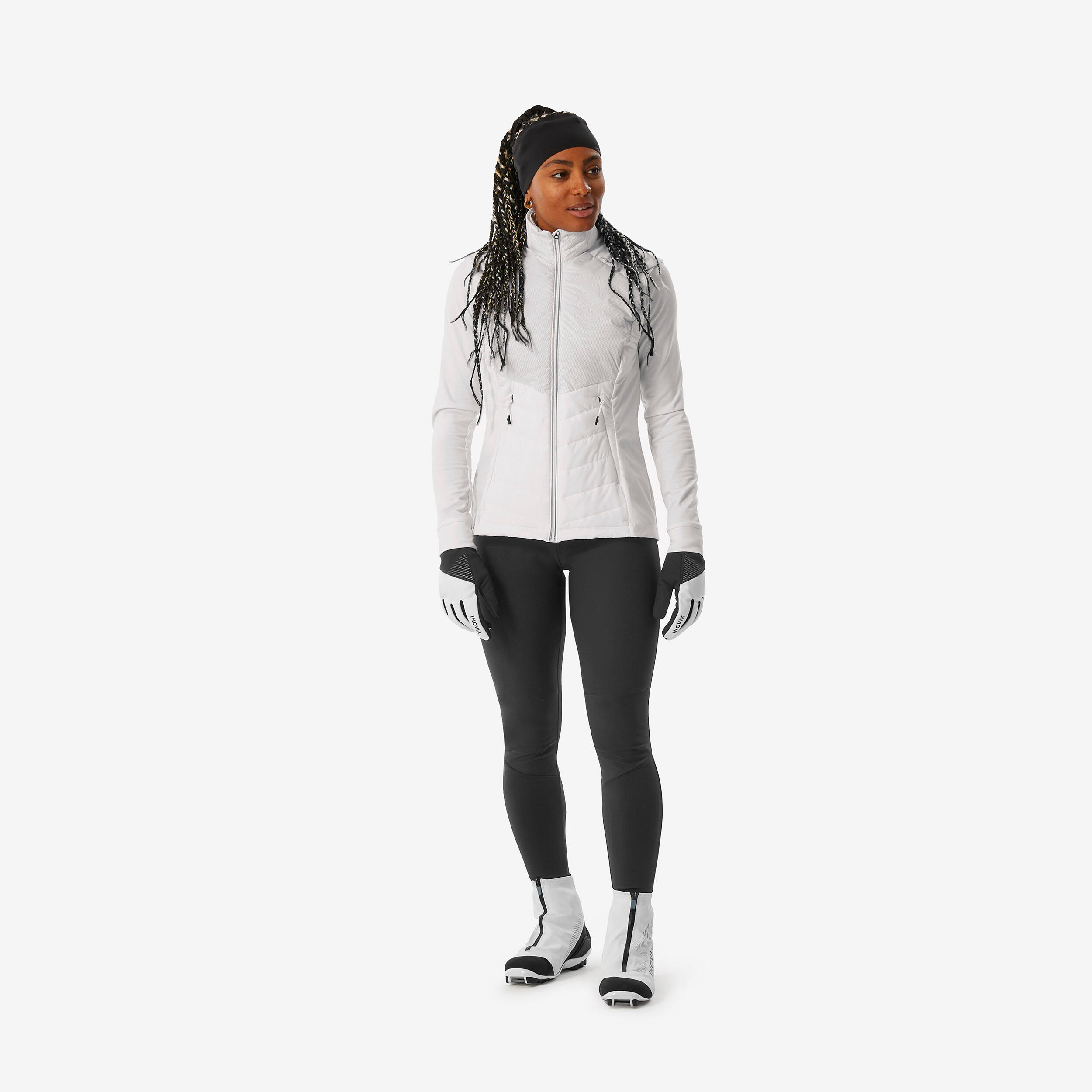 Women’s Windproof Cross-Country Ski Tights, 500 - WEDZE