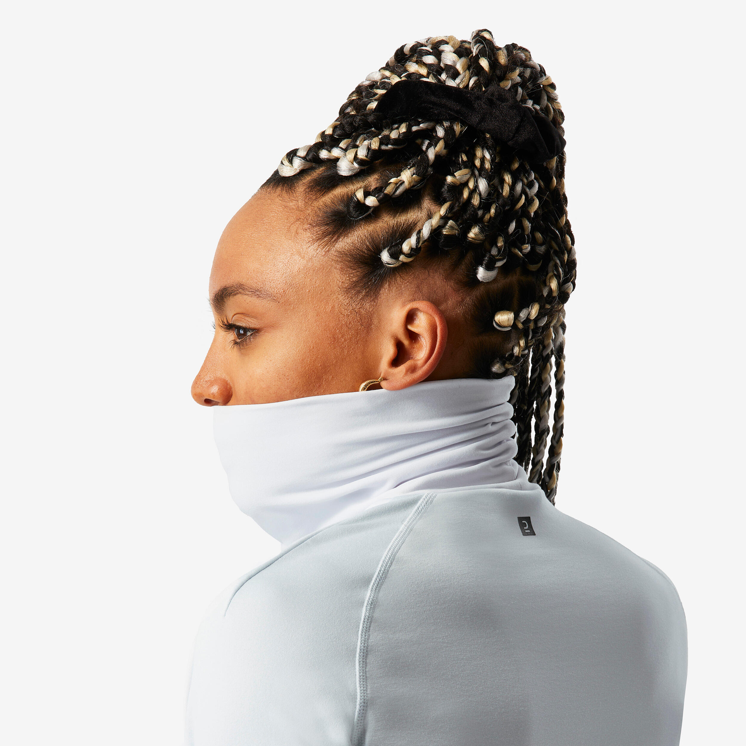 Women’s Warm and Breathable Turtleneck Ski Base Layer, BL 500 - WEDZE