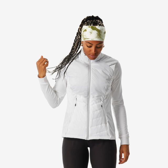 Women’s cross-country skiing gilet, 500 - Green