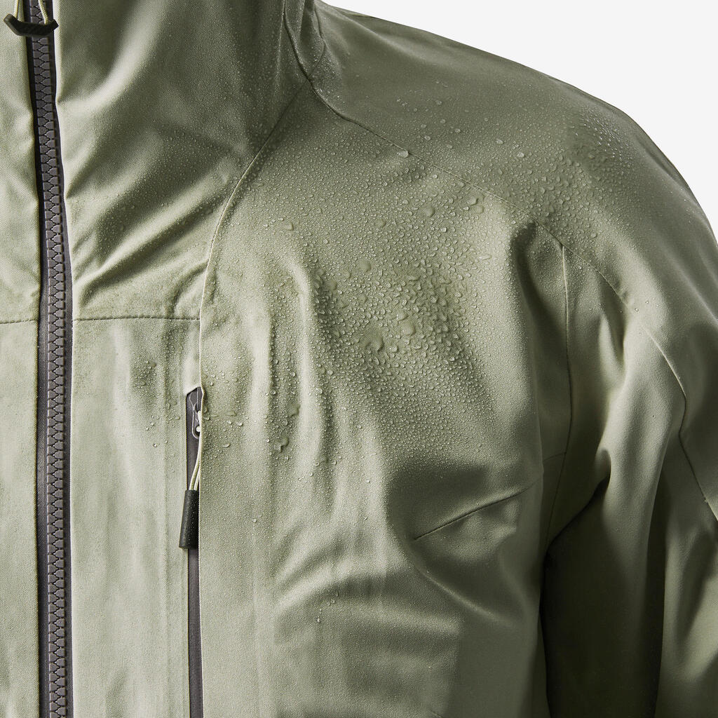 PARKA DE SKI VERSÁTIL Y CÁLIDA MUJER FR 100 VERDE SALVIA 