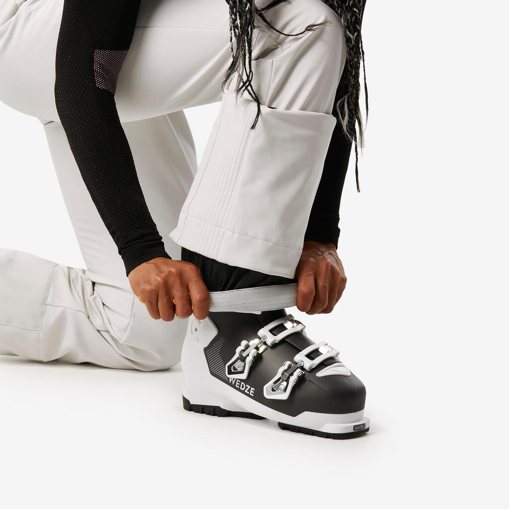 Tople i podesive pantalone za skijanje 500 - ženske