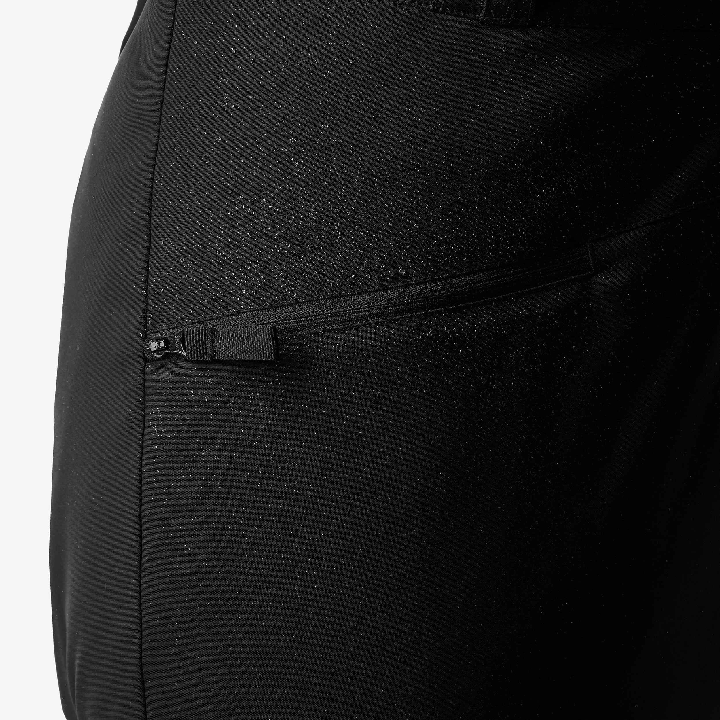 Women’s warm and comfortable skiing and snowboarding trousers, Ski 100 - Black