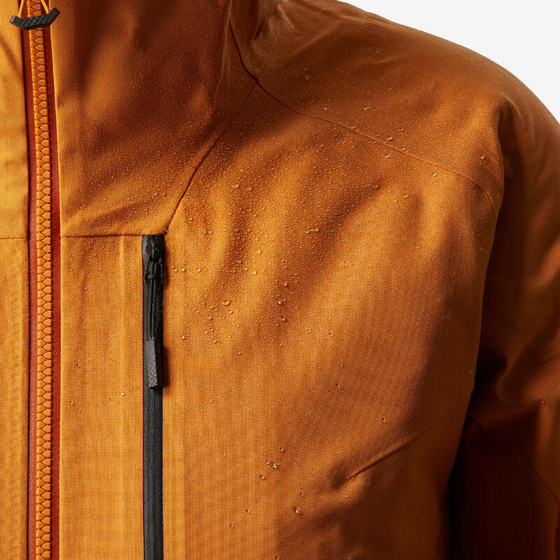Veste de ski et snowboard chaude et respirante femme, FR 500 camel