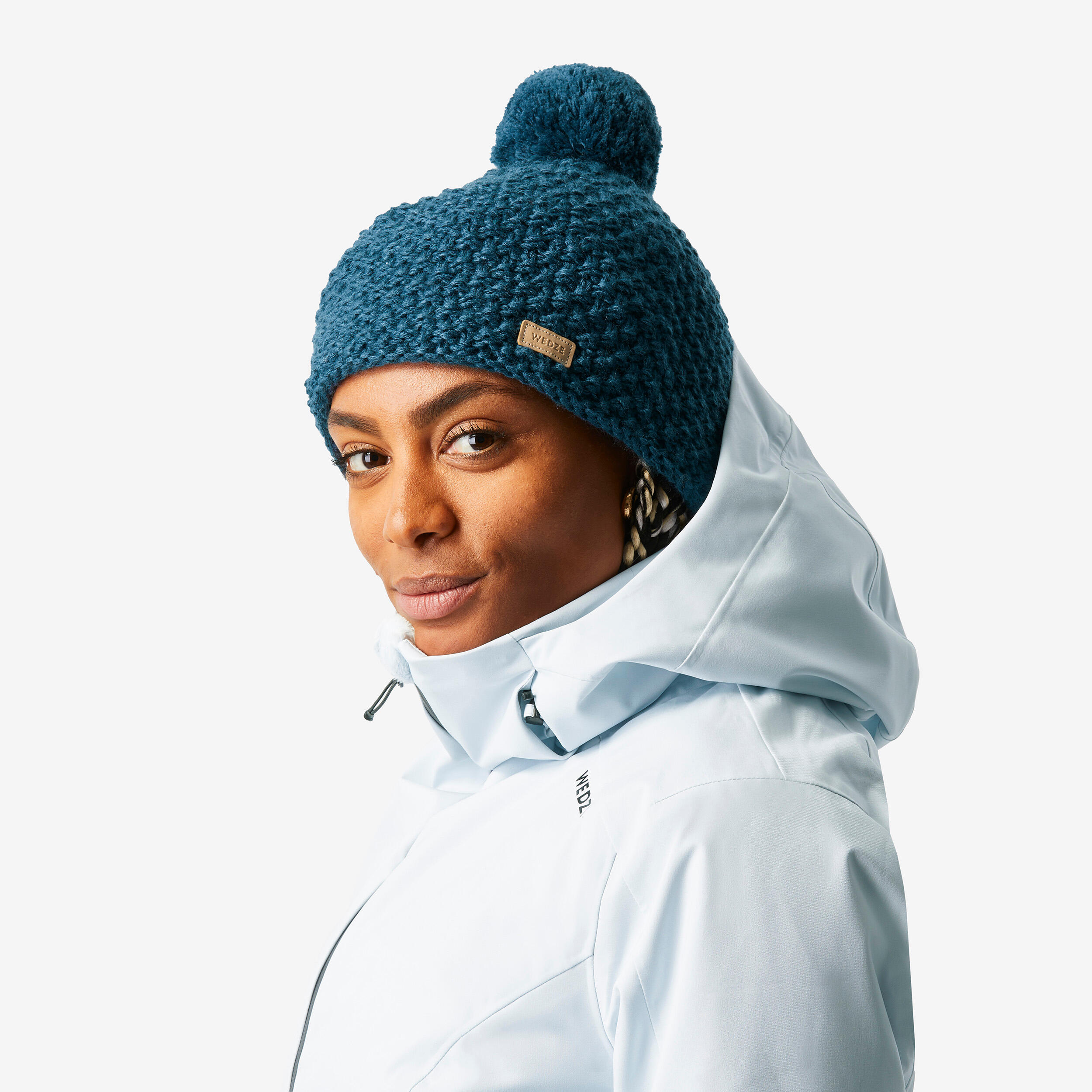 Skimuts voor volwassenen Timeless Made in France blauw 8/8