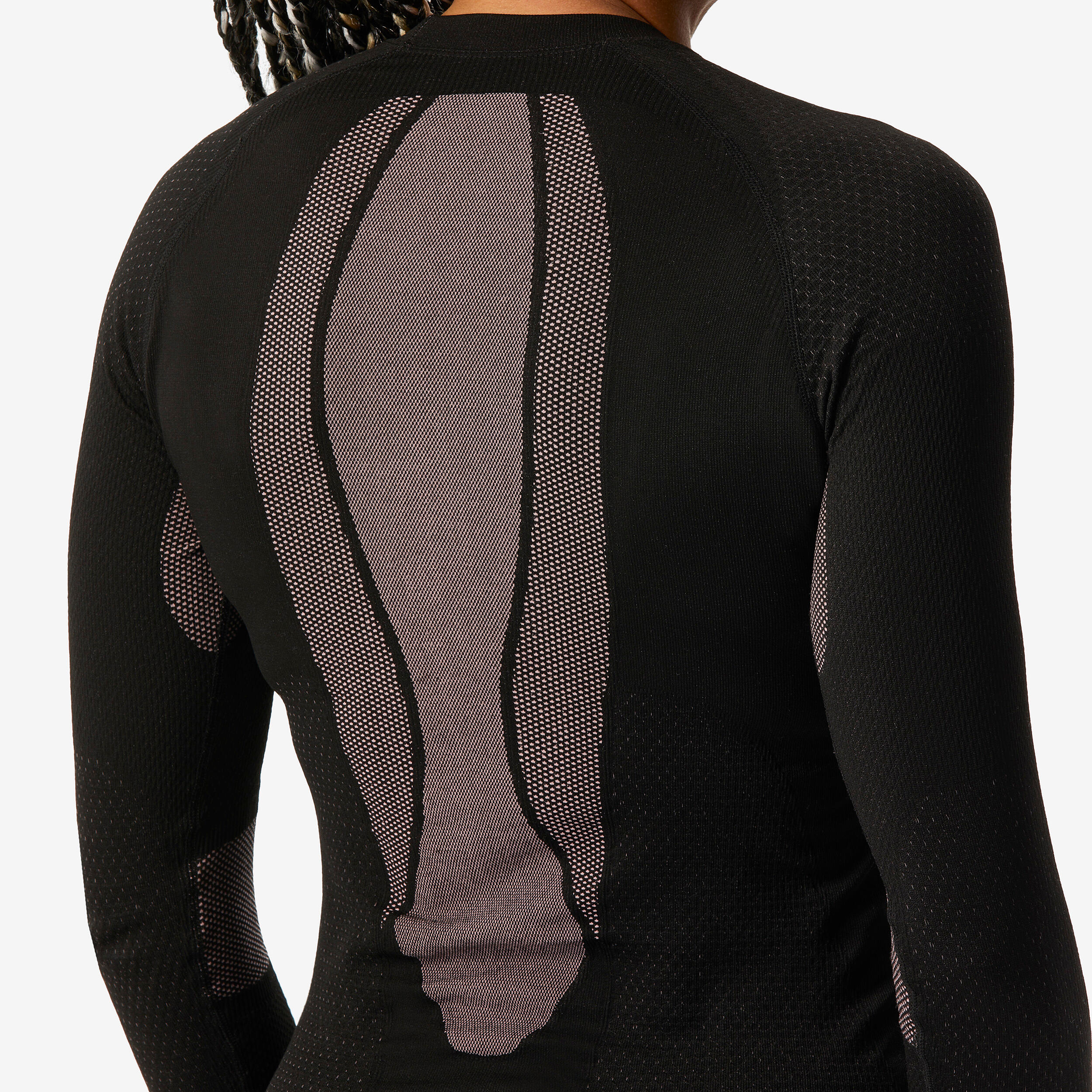 Couche de base de ski douce et sans coutures femme, BL 500 Haut 4/5