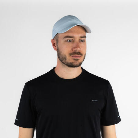 Casquette running Homme Femme - KIPRUN Ajustable gris clair