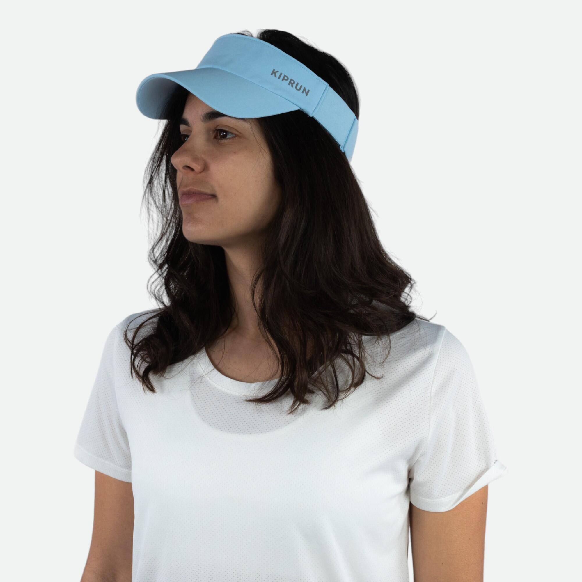 Adult Running Visor-Kiprun V2-Light blue -  2