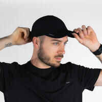 Men's Women's KIPRUN Adjustable Running Cap - black