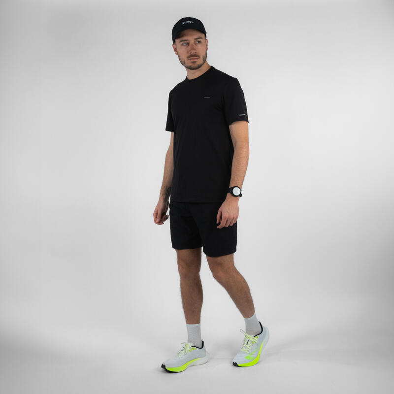 Casquette running Homme Femme - KIPRUN 5 panneaux Noir