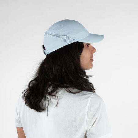 Casquette running Homme Femme - KIPRUN Ajustable gris clair