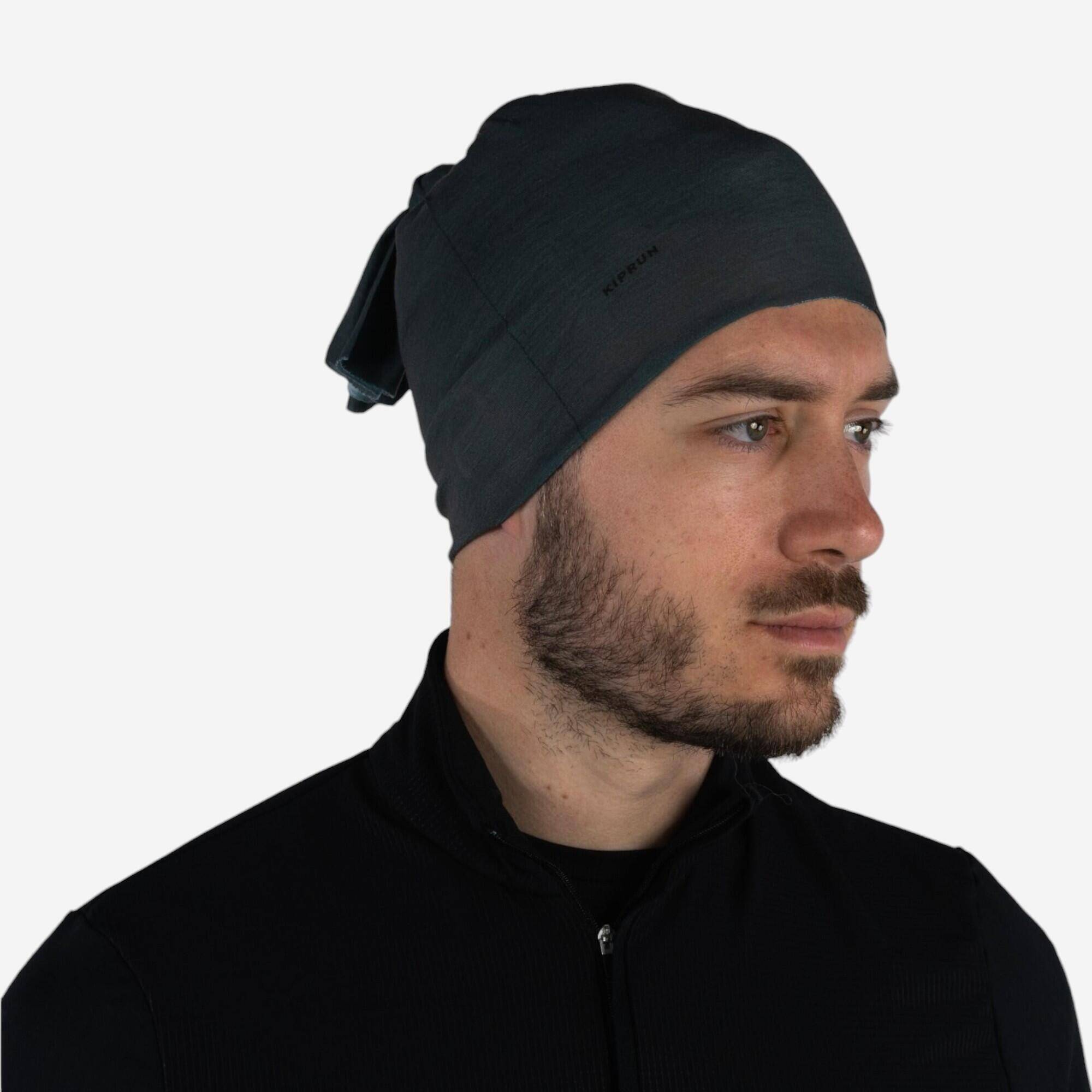KIPRUN Unisex running neck warmer/multi-function headband - Dark Khaki -  1