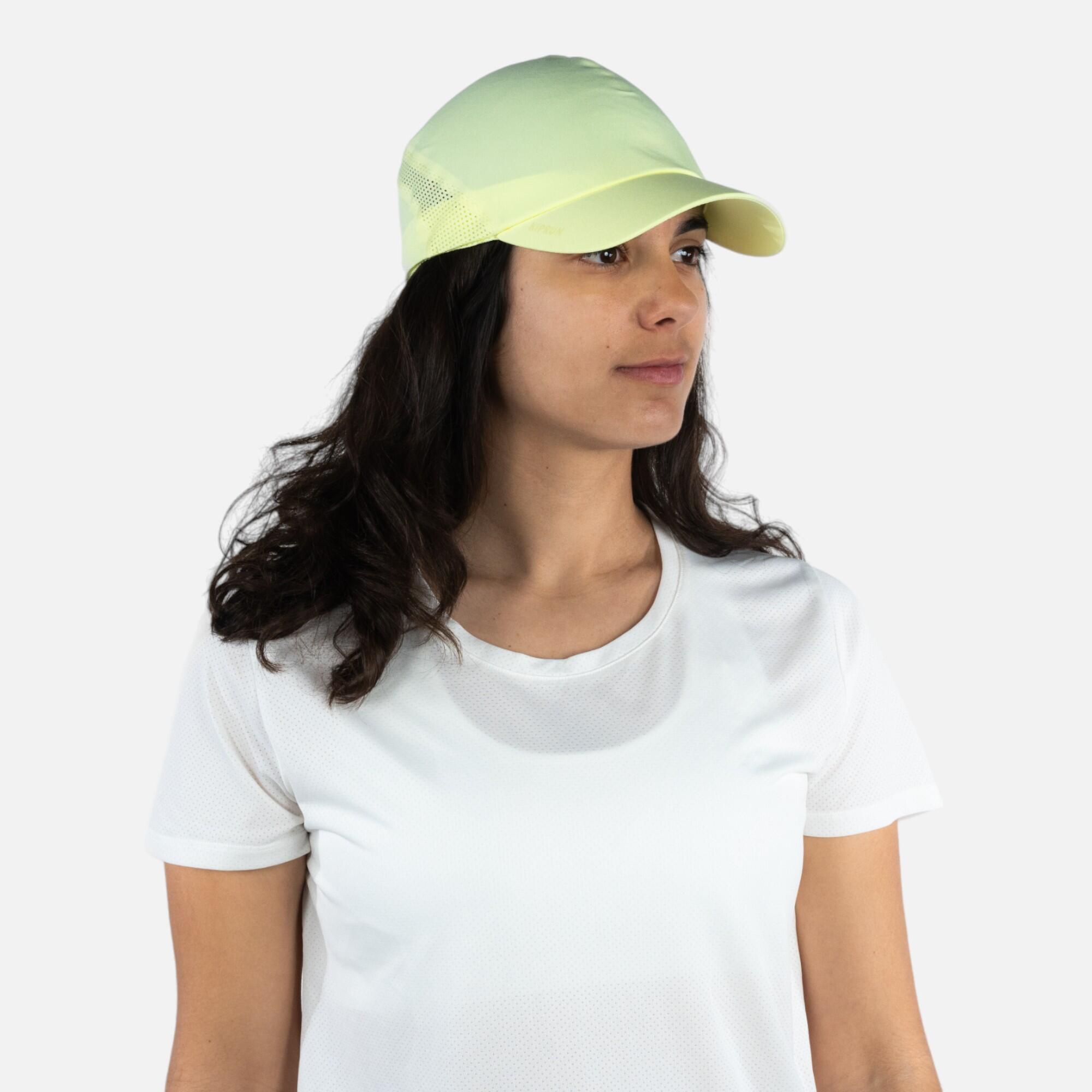 Men's Women's KIPRUN Running Adjustable Cap - yellow 6/10