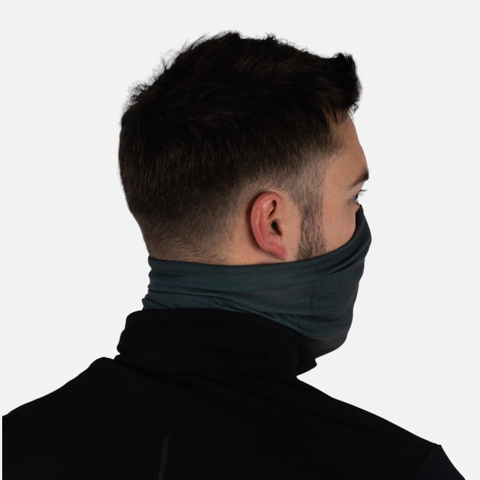 KIPRUN Unisex running neck warmer/multi-function headband - Dark Khaki 11/12