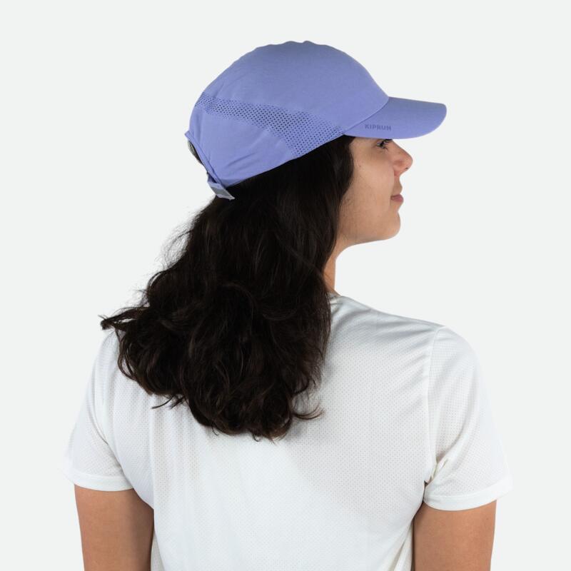 Cappellino running adulto unisex regolabile viola chiaro