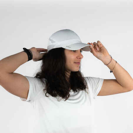 Men's Women's KIPRUN Adjustable Running Cap - white