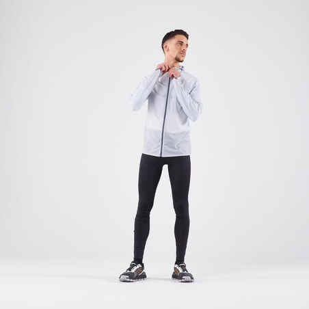 Men's Running & Trail Running Windproof Jacket - KIPRUN Run 900 Wind - Grey