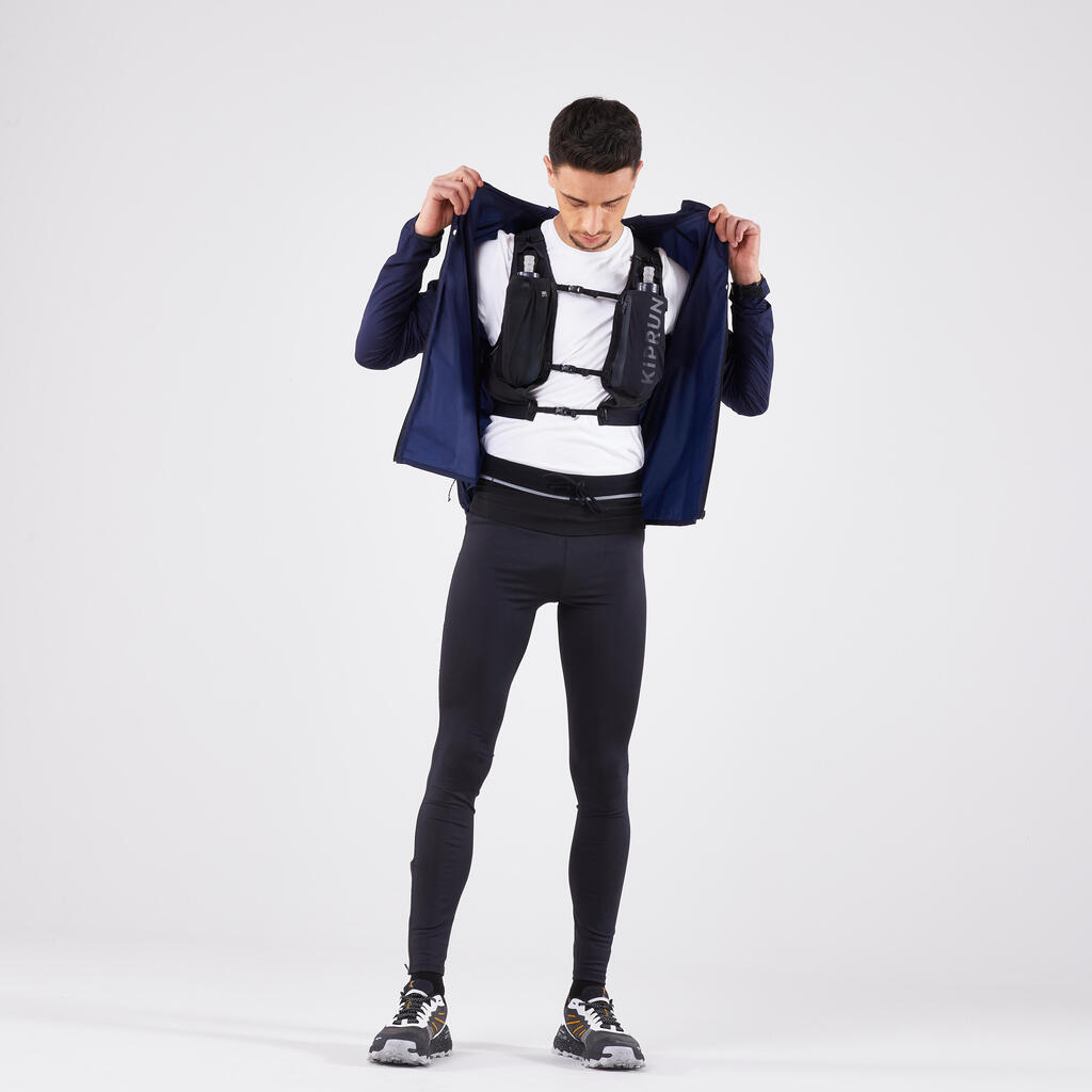 Laufjacke Trailrunning Herren winddicht - Run 900 Wind blau
