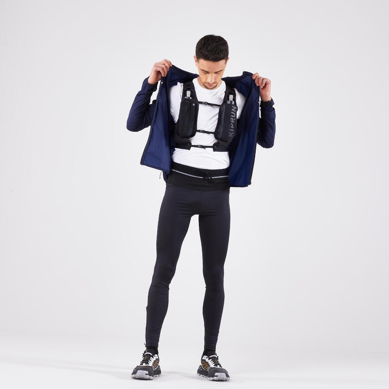 Laufjacke Trailrunning Herren winddicht - Run 900 Wind blau