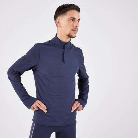 Футболка чоловіча RUN 500 для бігу синя