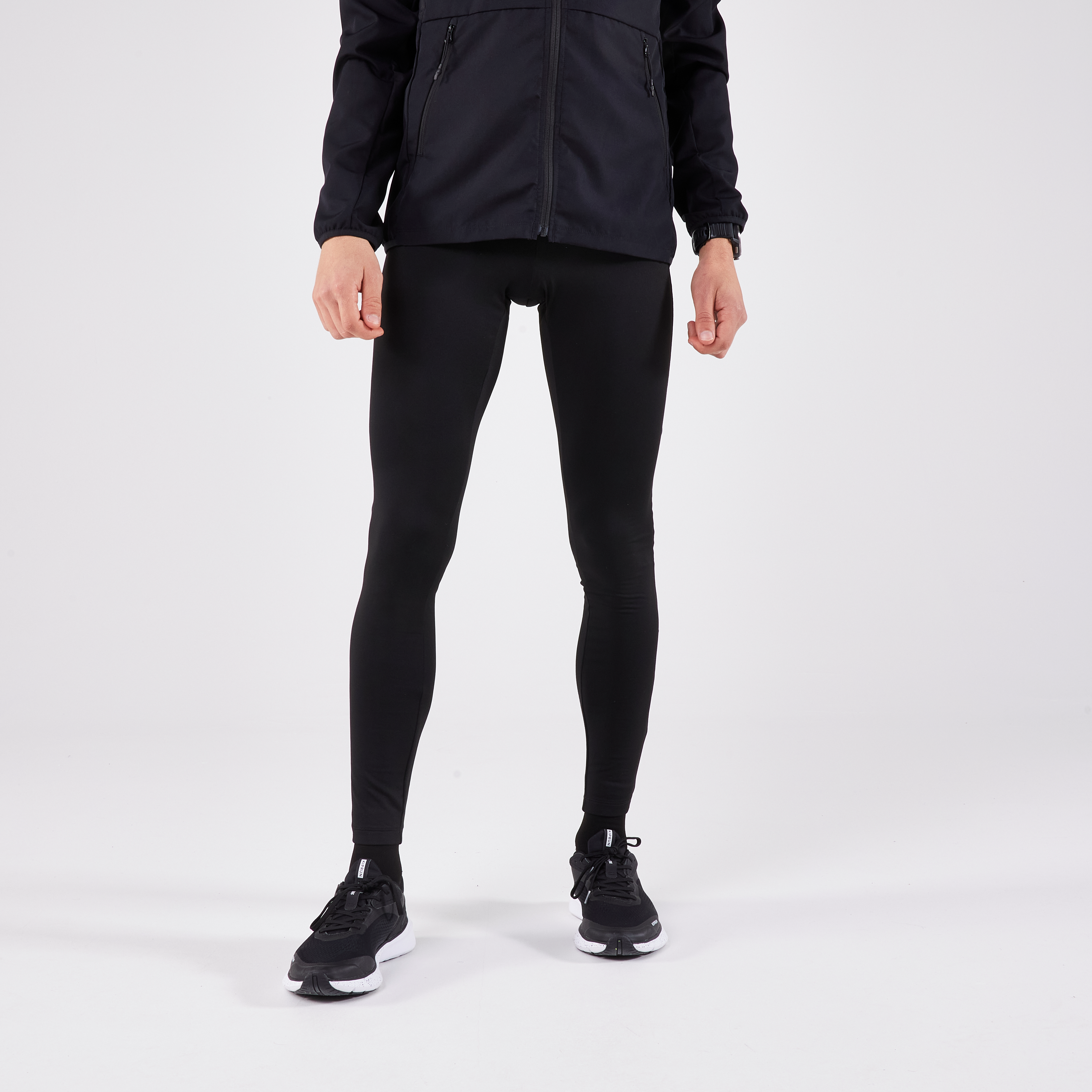 Collant chaud de running homme - kiprun run 100 warm noir - Textile athlétisme - Kalenji- Clubs - Entreprises - Collectivités - Associations