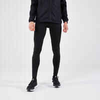 Men's KIPRUN Run 100 Warm Running Tights - Black 