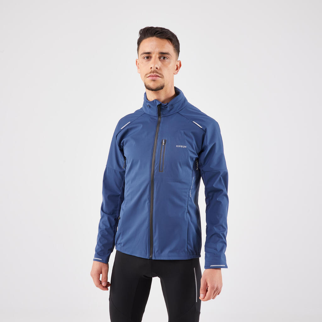 Laufjacke Herren warm Regular - Run 900 blau