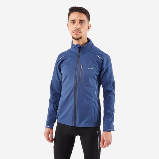 Chaqueta running cálida manga larga Hombre, KIPRUN Run 900 Warm Regular negro
