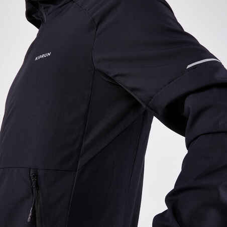 Men's KIPRUN Run 100 Windproof Running & Trail Running Jacket - Black