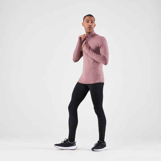 
      Lauftights lang Herren - Run 100 Warm schwarz
  