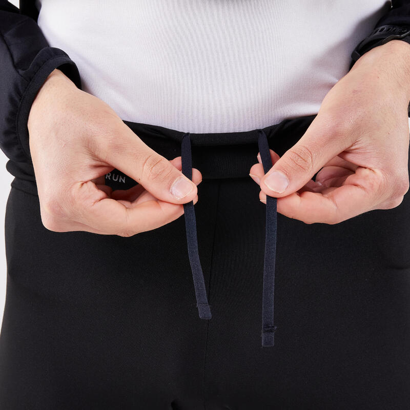 Erkek Koşu Taytı - Siyah - KIPRUN Run 100 Warm