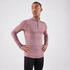 Men's warm long-sleeved zip running T-shirt - KIPRUN Run 100 Warm - Taupe