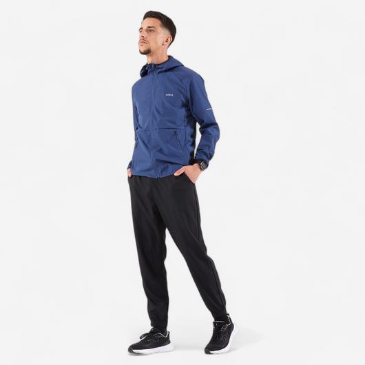 Veste coupe-vent de running &amp; trail running Homme - KIPRUN Run 100 Bleue