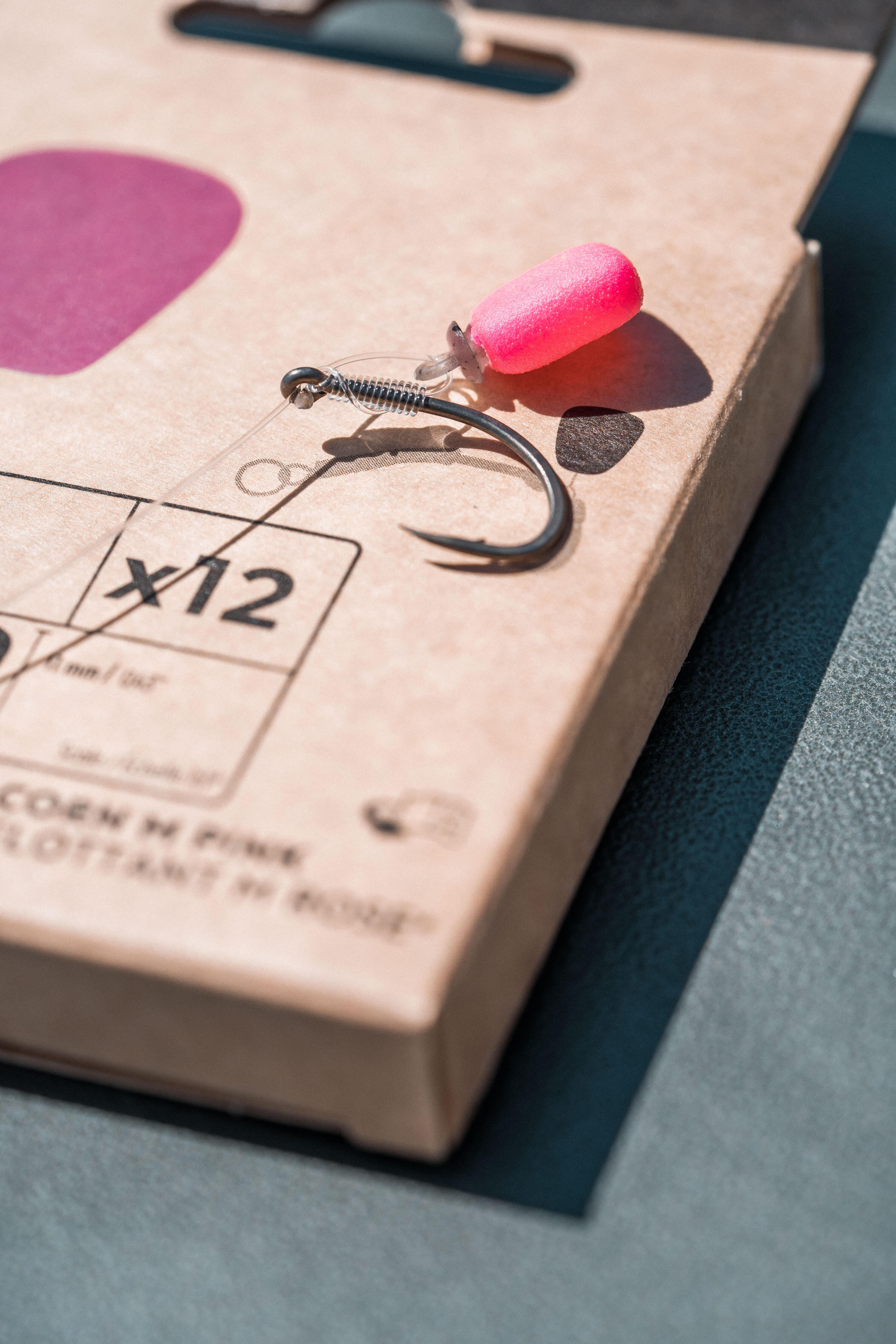 Pop-Up-Mais Karpfenangeln rosa 12 Stk.  7/8