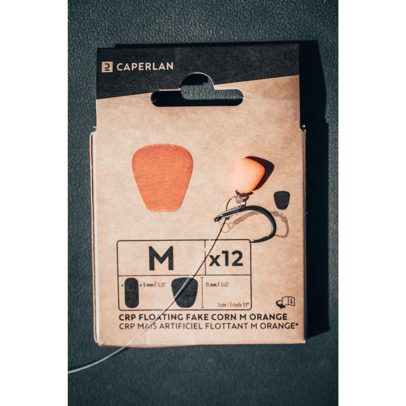 Pop-Up-Mais M Karpfenangeln orange 12 Stk. 