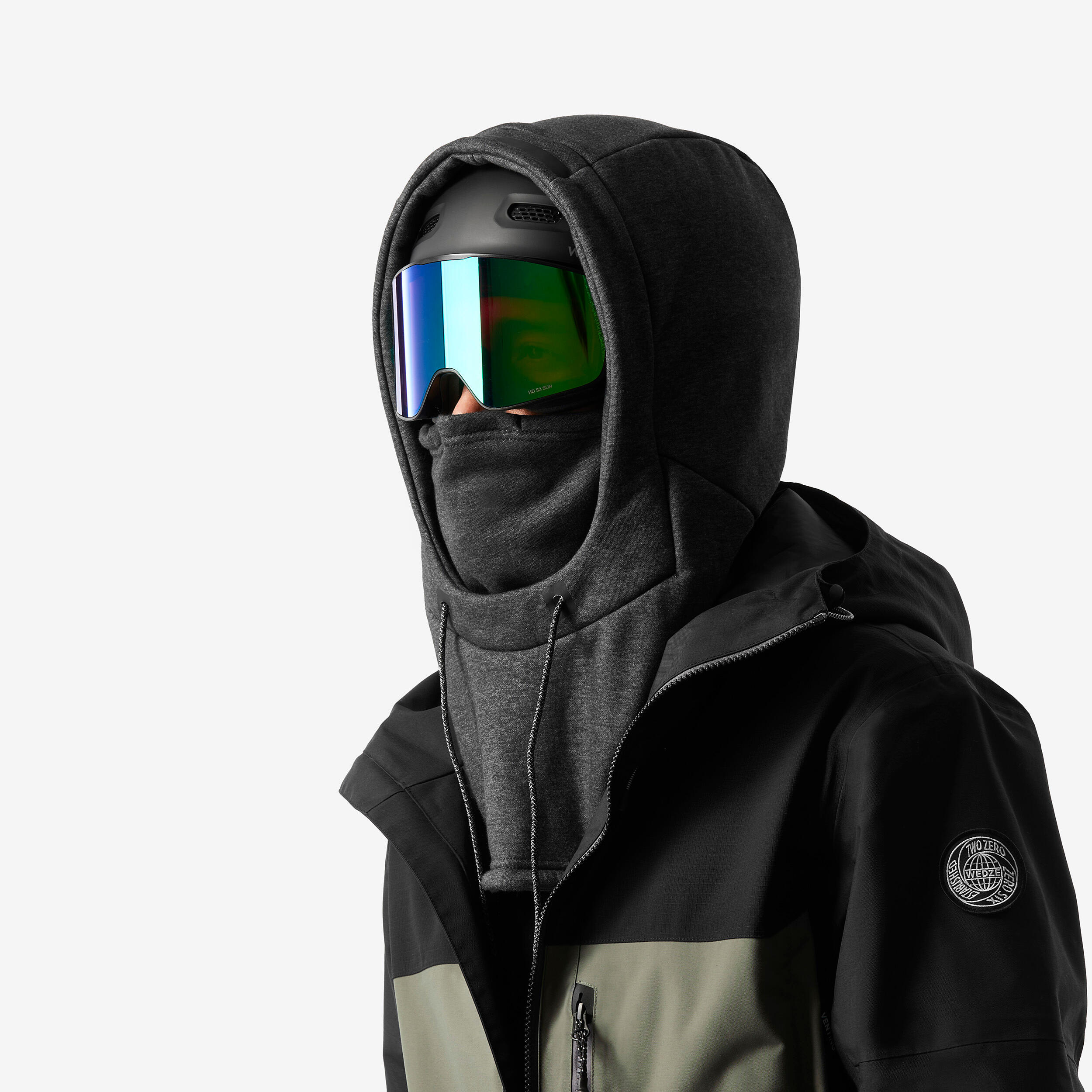 Ski Helmet Balaclava - Dark Grey - WEDZE