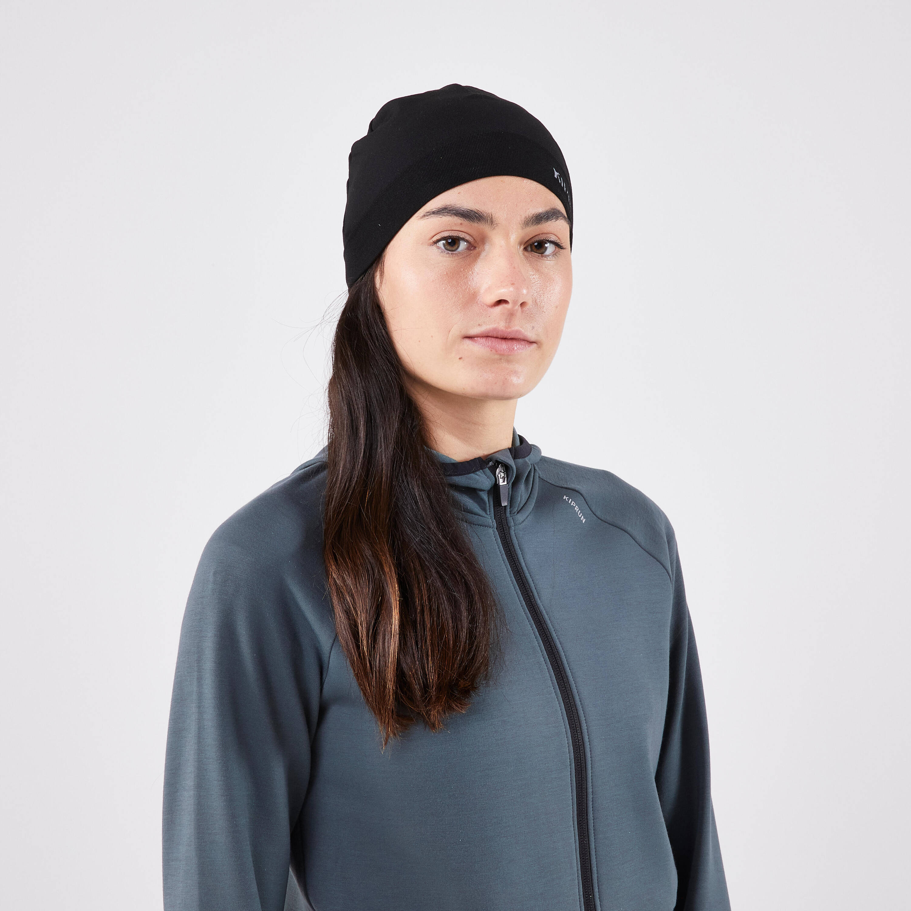 Unisex Seamless Running Hat- Smoked Black -  4