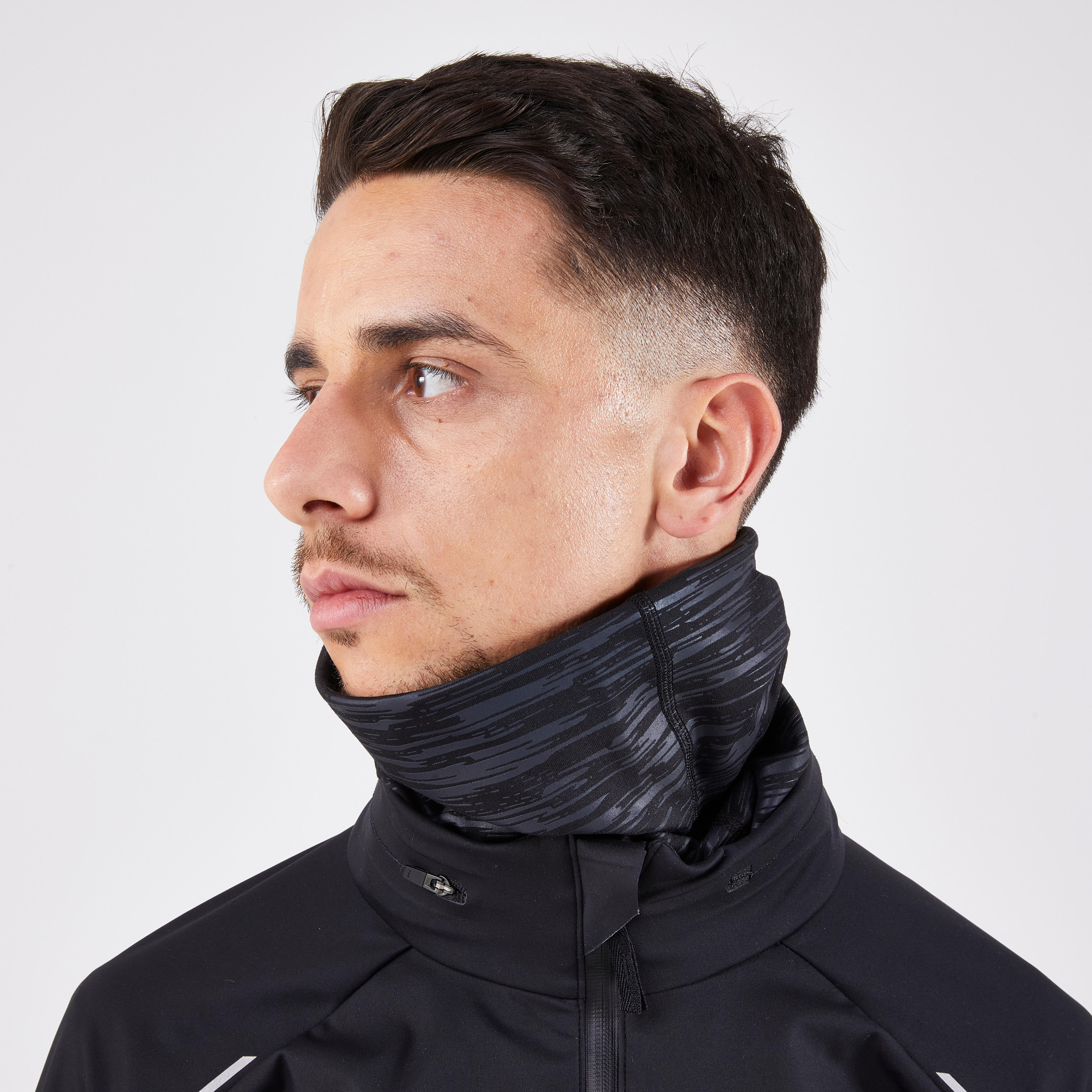 Running Neck Warmer - Warm+ Black - KIPRUN
