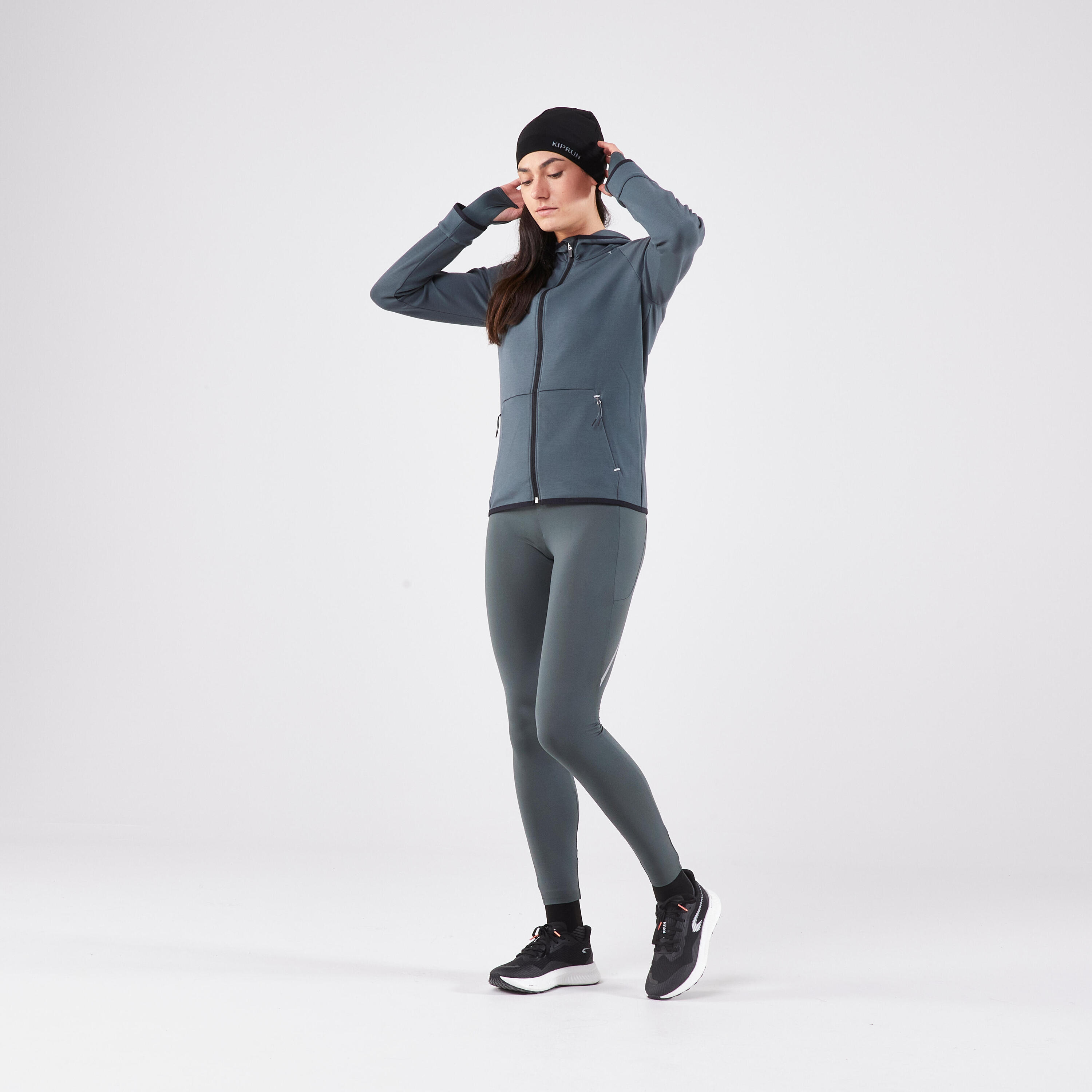 Adult Seamless Running Hat - Kiprun - Black