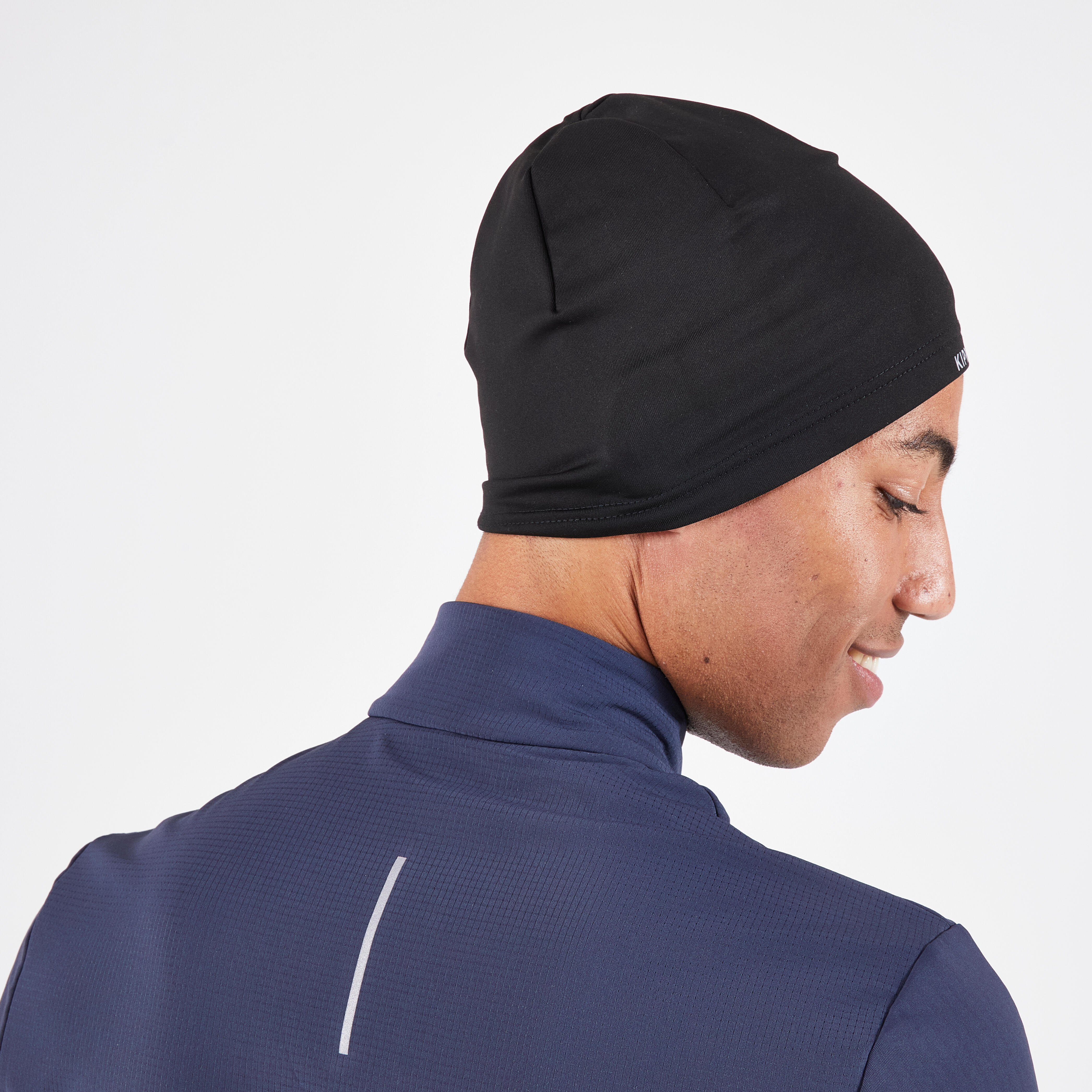 Warm Running Hat - Warm+ Black - KIPRUN