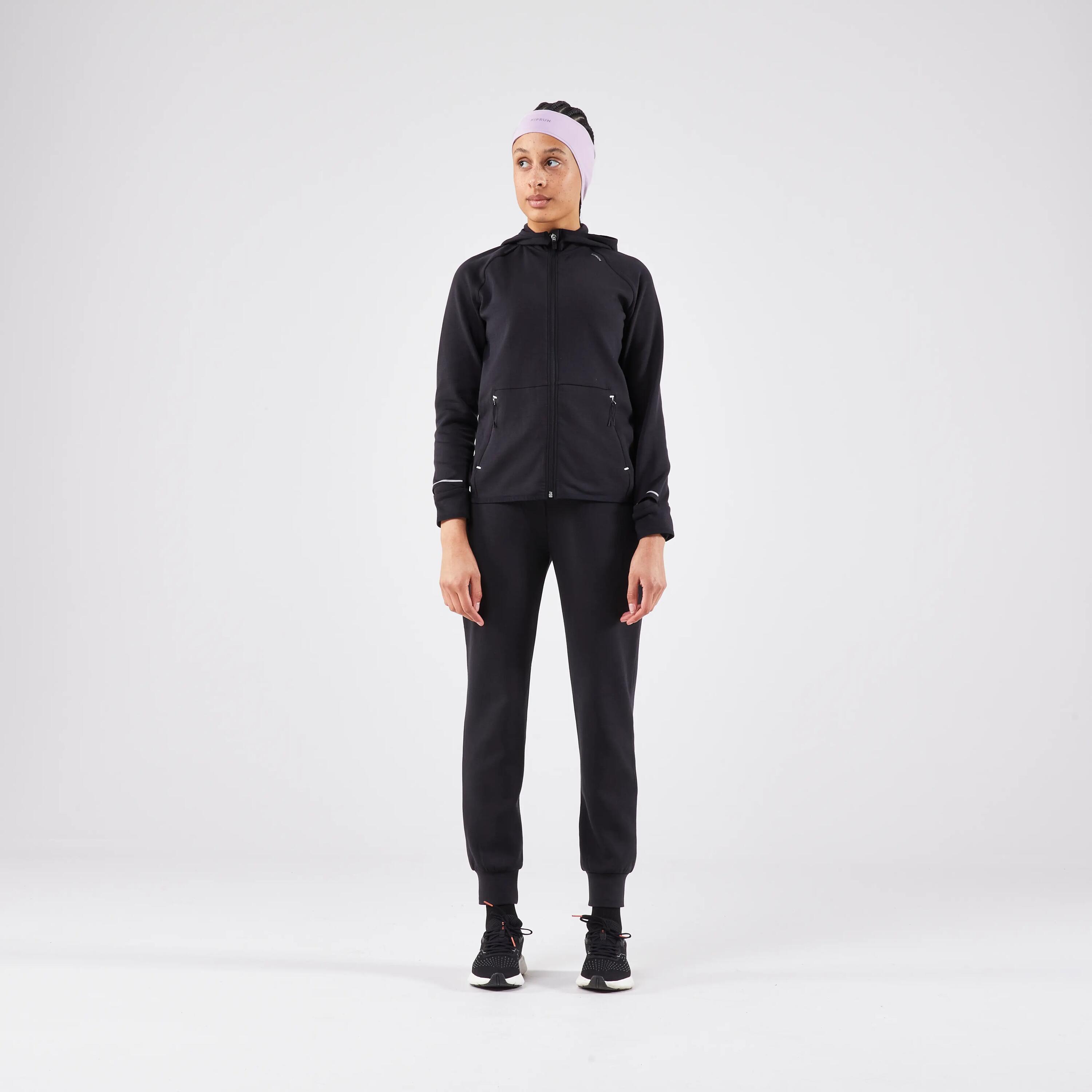 KIPRUN Warm Unisex Running Headband - Grey/Mauve 5/5