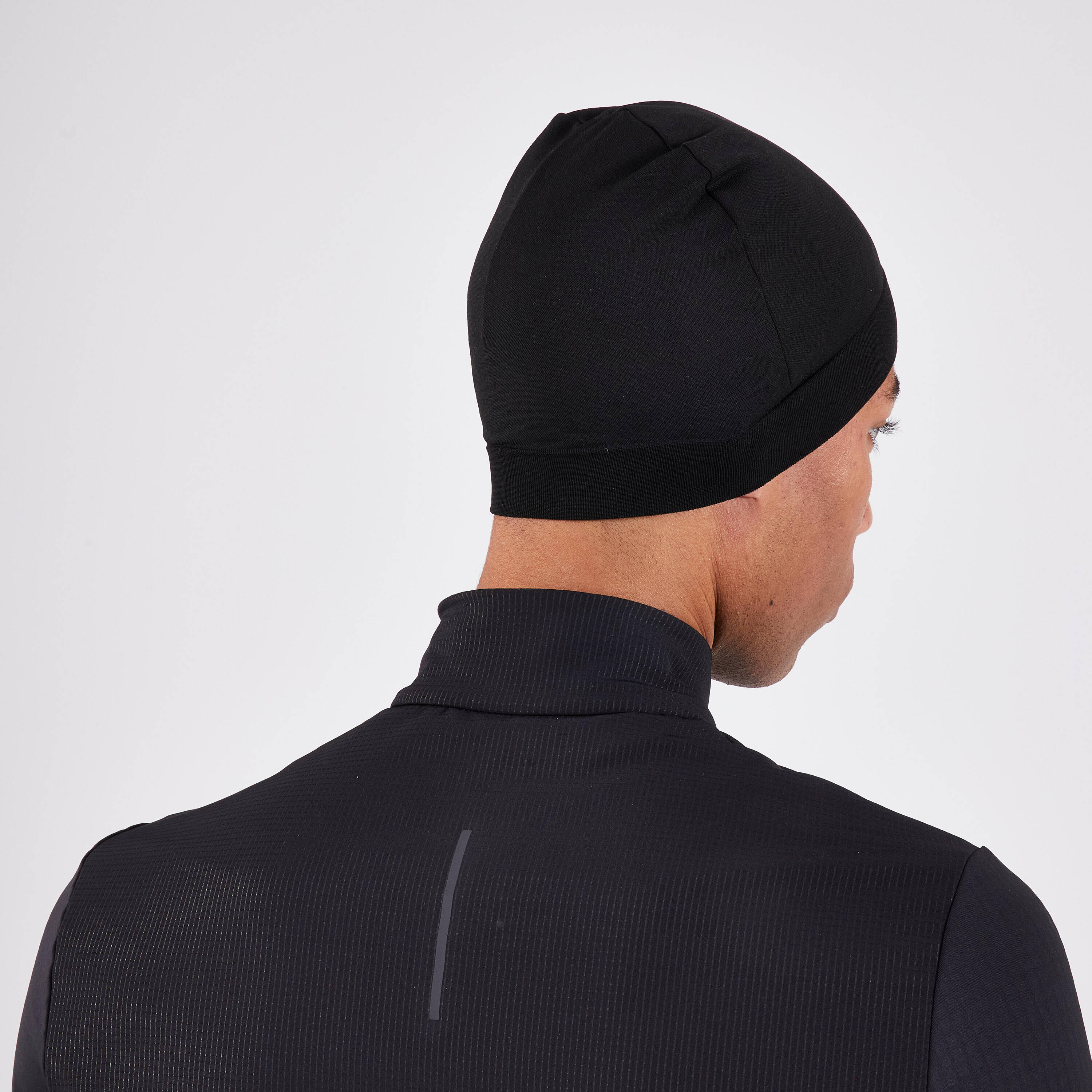 Unisex Seamless Running Hat- Smoked Black -  3