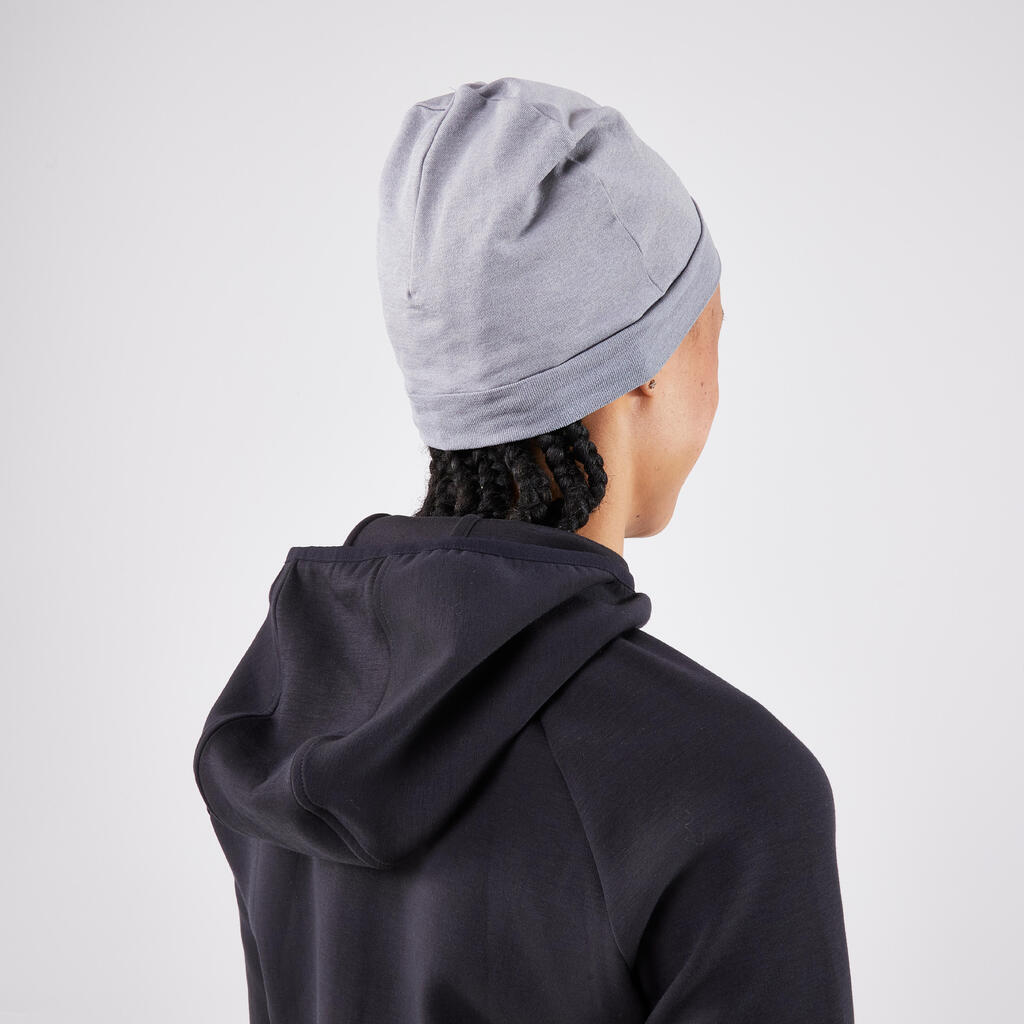 Bonnet running seamless adulte- kiprun gris