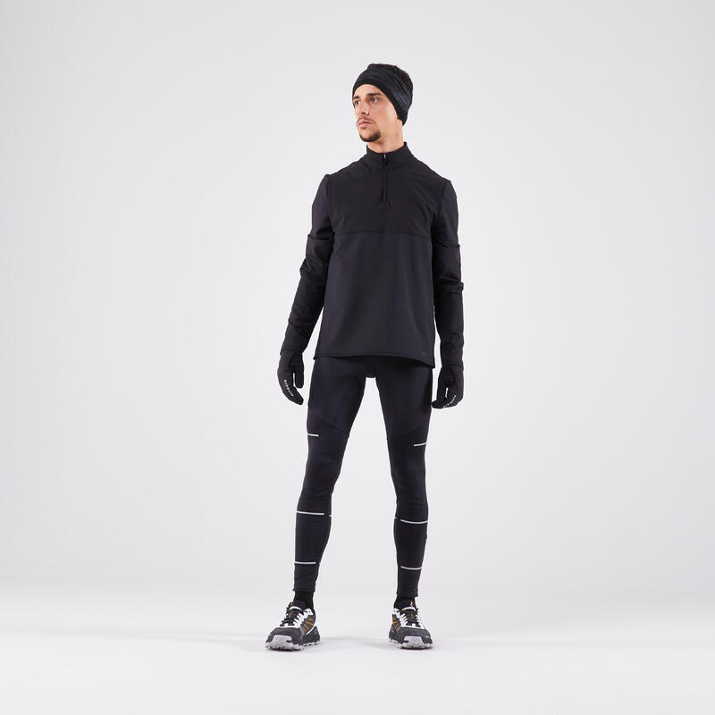 Gants de running adulte - KIPRUN Evolutiv V2 noir