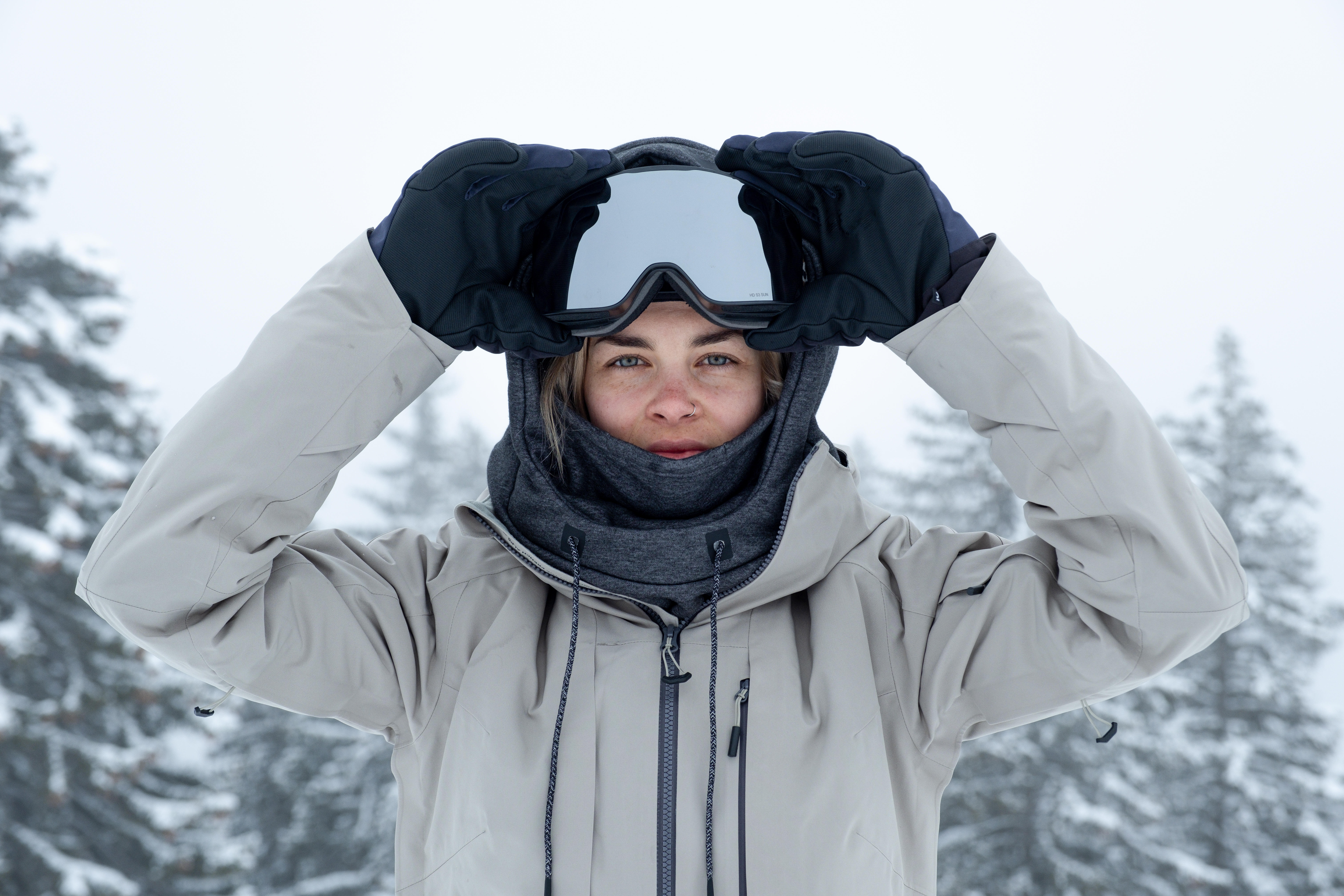 Ski Helmet Balaclava - Dark Grey - WEDZE