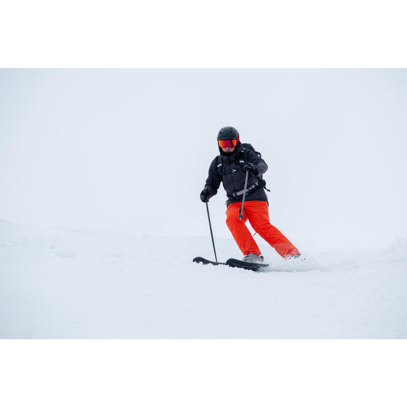 Pantalon de ski et snowboard très chaud et respirant  homme, 500 orange