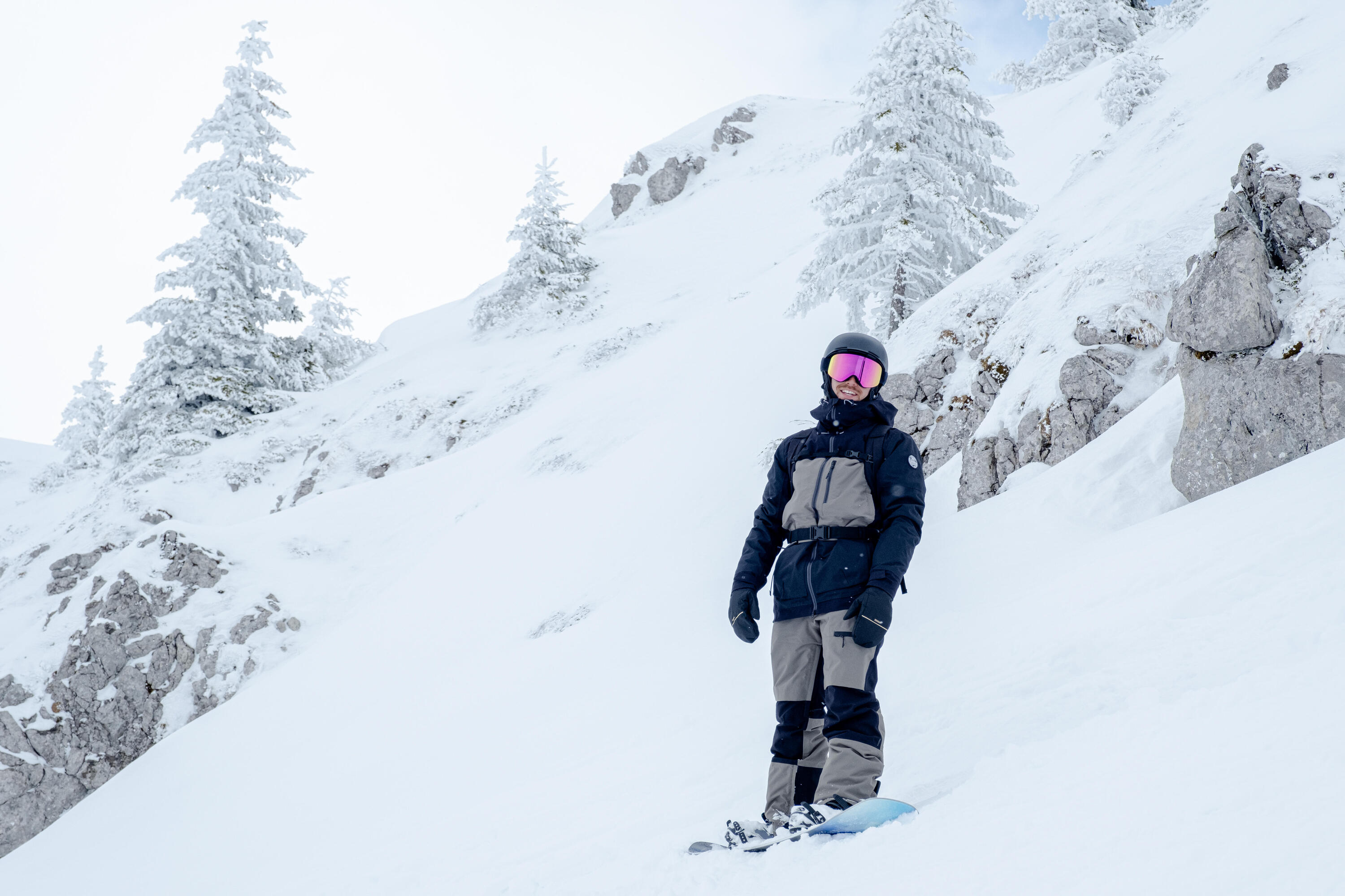 Kurtka snowboardowa męska Dreamscape SNB 500 ziprotect 16/16