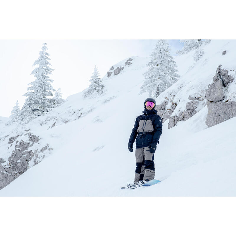 Pánská snowboardová bunda SNB 500 Ziprotec